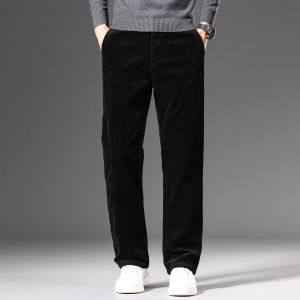 WEIJINSHI | High-Quality Pure Cotton Corduroy Pants Straight Loose Fit
