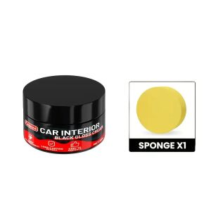 30g black gloss and tire shine wax - plastic and dashboard coating tire shine agent and protector long-lasting repair