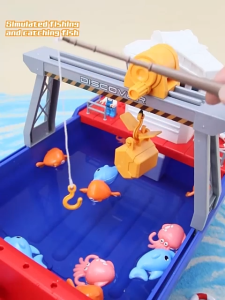 Pretend Play Ship Toys Fishing Toy Water Play Toys Water Toy Beach Toys for Kids Simulation