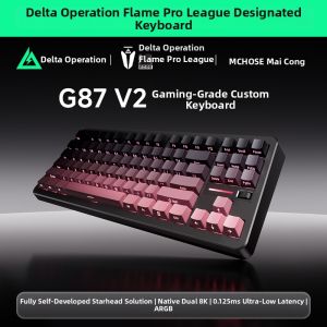 MCHOSE | Customized Gasket Mount Wireless Tri-mode Gaming Mechanical Keyboard 87 Keys