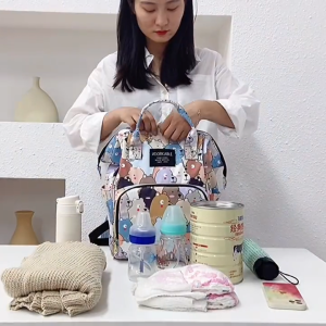 LORRY6 Floor Baby Diaper Bag Mummy Bag Milk Insulated Bag Travel Foldable Nappy Organizer Waterproof Portable Infant Changing Mat Outdoor Lightweight