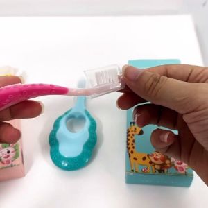 Payoe Haoniu Jerapah Sikat Gigi Pelatihan Bayi Soft Bayi Toothbrush
