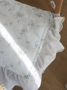 Vỏ Ghế Ăn Bằng Vải Cotton Mỏng Thoáng Khí Họa Tiết Hoa Phong Cách Mùa Xuân Vỏ Ghế Bằng Vải Cotton Thoáng Khí Cho Ghế Cà Vạt