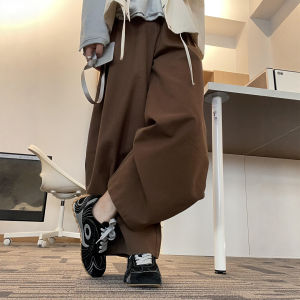 High Quality Loose Wide Leg Knife Pants Womens Casual Loose Drapey High Waist plus Size Autumn New Style Comfortable Trousers