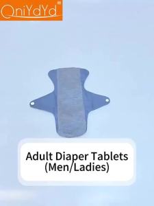 Women/Men Washable Cotton Pad Leakage Sanitary Napkins Diaper Graphene Anti-bacterial Adult Care Pad