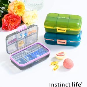 กล่องเก็บยาแบบพกพาสำหรับเดินทางสไตล์ญี่ปุ่น กล่องเก็บยาขนาดเล็กแบบหัวเข็มขัด แจ้งเตือนการทานยา แบ่งบรรจุเม็ดยา กล่องเก็บยาแบบปิดแน่น