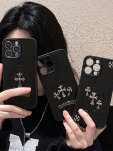 Ốp Lưng Điện Thoại Bảo Vệ Hình Thánh Giá Croc Luxury Dành Cho Apple 15 pro iPhone 14 Cá Tính Mờ Chống Rơi 12/11 Nổi 13 Trend 17 pro Max