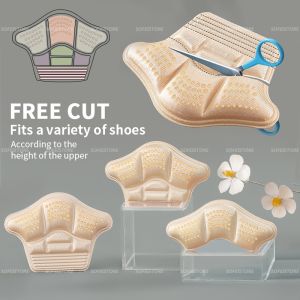 SOFEI Bantalan tumit Spons yang ditebalkan Anti selip Ukuran sepatu berkurang 1cm