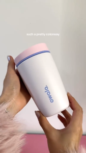 【100% Genuine】Owala SmoothSip Slider 12oz & 20oz Insulated Stainless Steel Coffee Travel Mug