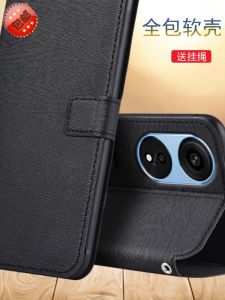 Oppo A1Pro Flip Cover Phone Case Reno8T 5G Version Female Style Full Enclosure Soft Inner Card Holder Colorful Leather Cover Anti-Fall Shell