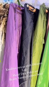 Mukena Traveling Mini Pouch Terkecil 2in1 Dewasa Jumbo Parasut Korea Premium