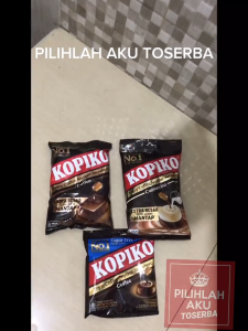 Permen Kopi KOPIKO SUGAR FREE BEBAS GULA - ( HARGA 1 DUS ISI 24 BUNGKUS )