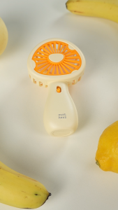 Wavlink Cute Personal Mini Fan Handheld & Portable Micro USB Rechargeable 2 Levels of wind speed with blue Light Adjustable for Indoor or Outdoor Activities Cute Mushroom shape Lightweight Personal Fan