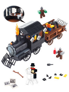 Đồ Chơi Khối Xây Dựng Tàu Hỏa Bảo Vệ Chống Tấn Công Của Quái Vật Đồ Chơi Mô Hình Khối Xây Dựng Kích Thước Lớn Cho Trẻ Em Từ 14 Tuổi Trở Lên