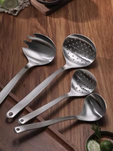 lissa | Long Handle Stainless Steel Cookware Ladle Spoon Slotted Spoon