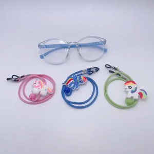 Kids Eyewear Cord Child Eyeglass Holder Band Strap Glasses Chain Elastic Nylon Colorful Cartoon Glasses Neck Strap
