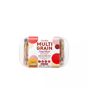 มัลติ เกรน ซีเรียล มิกซ์ ซีเรียลธัญพืช ซีเรียลอาหาร ซีเรียลอาหารเช้า พิสตาชิโอ แครนเบอร์รี อัลมอนด์ ลูกเกด ธัญพืชชนิดแท่ง อบกรอบ 175 ก.