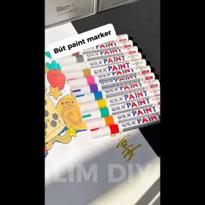 Bút vẽ đánh dấu Paint Marker chính hãng chống thấm nước vĩnh viễn vẽ được trên nhiều chất liệu LIM DIY