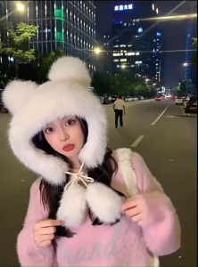 [Mũ Lông Thú] Siêu Dễ Thương Giữ Ấm Cực Tốt Mùa Đông Thiết Kế Đáng Yêu Thời Trang Thích Hợp Chụp Ảnh Dạo Phố Hoặc Làm Quà Tặng