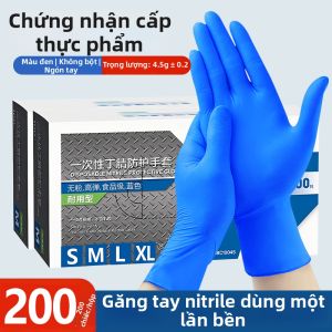 Găng Tay Bếp Chống Nước Và Chống Nhiệt Dạng Nitrile Đạt Tiêu Chuẩn Thực Phẩm