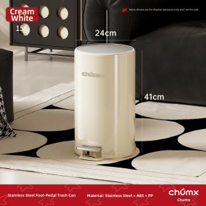 CHUMX | Foot Pedal Covered Trash Can