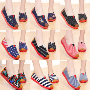 JIFANPAUL | Slip-On Canvas Shoes Women