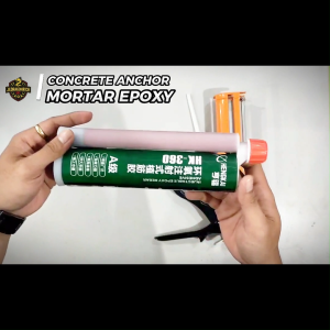 Chemical Anchor Bolt Epoxy Structural Concrete Injection Mortar (Hengkai 360ml + Caulkingun)