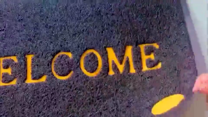 【Daily Suki Store】Anti-Slip Welcome Doormat Heavy Duty PVC Entrance Mat with Coil Design Super Absorbent & Disinfecting for Home/Office/Bathroom - Durable Floor Mat for Shoes & Mud