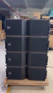 Dual 10 inch line array speakers1500 watts. 8 ohms Shocking sound waterproof premium paint