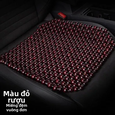 Gối Đệm Ghế Ô Tô Hạt Gỗ Làm Mát