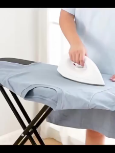 Ironing board household folding upright large iron pad wide ironing board frame high-end table ironing board