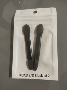 Kuas Eyeshadow Premium Double Spon Black isi 2