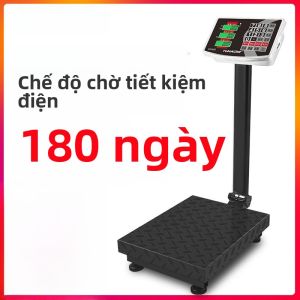 Stainless Steel Electronic Kitchen Scale 100kg Platform Weighting Machine 150kg 300kg Food Measurement Tool for Cooking