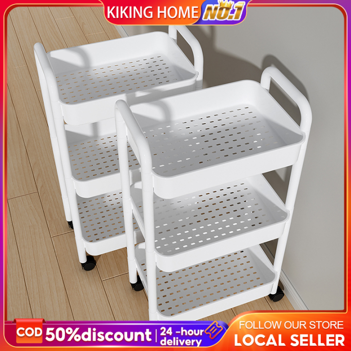 IKEA Kitchen Multi-Purpose Trolley / Kitchen Storage / Kitchen Rack With Wheels Movable Storage Cart