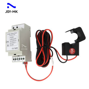 JSY-MK-1039 100A 220V RS485 Modbus-RTU Communication Bi-directional Metering AC Monophase Energy Meter Din Rail