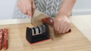 Mài dao kéo đa năng 3 cấp độ cầm tay mài dao cầm tay nhanh bén siêu tiện lợi thép không rỉ