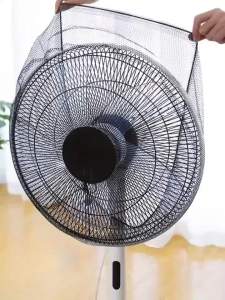 3Pcs Fan Safety Cover Dust Protector - Anti-Pinch Dust Cover - Suitable for Electric Fans - No Electricity Required - Essential for Home Cleaning and Dorms - Suitable for Apartments and Dorms