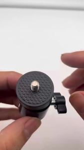 Kẹp Siêu Chắc 360 Độ ° Đầu Bi Mini Giá Đỡ Tháo Nhanh Giá Đỡ Ba Chân Kẹp Vít 1/4 Cho Máy Ảnh DSLR Gopro Nhôm
