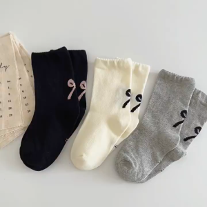 Ninabobo KK001 Kaos Kaki Pendek Wanita Motif Pita Korea Style Lucu Estetik Semata Kaki Socks