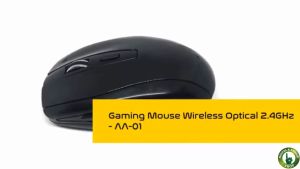 Gaming Mouse Wireless Optical 2.4 GHz - AA-01 sensor optical dengan sensitivitas 1600 DPI memastikan gerakan mouse gesit dan akurat