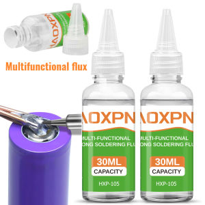 Liquid flux multifunctional welding solder for metals such as stainless steel copper iron nickel and galvanized sheets.