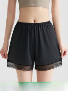 MiiOW | กางเกงขาสั้นผ้าตาข่ายระบายอากาศแบบหลวมๆ สำหรับผู้หญิงในฤดูร้อน กางเกงขายาวป้องกันแสงแดดแบบบางๆ ที่สวมใส่สบายและใช้งานได้หลากหลาย