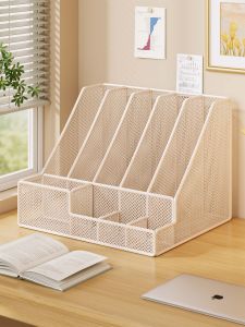 evesigar | Organizational Five-section Book and File Storage Shelf