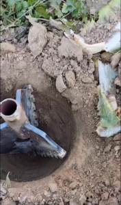 1 Inch 32mm Three Wings Alloy Drill Bit Din25 Connector 3 blades Digging Artesian Water Well Exploration Drilling Machine