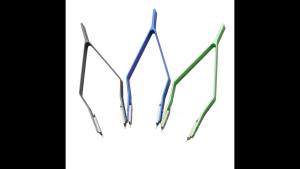 7825V Shaped Metal Watch Spring Bar Remover Tweezer Clips High Hardness Precision Watch Repair Tool Accessory for Watchmaker