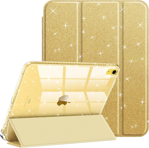 Pencil Holder Case for iPad 11th air 11 10th 4 5 10.9 9.7 13 Sparkly Shiny Clear Cover iPad 7th 8th 9th Gen 10.2 PRO 12.9 11