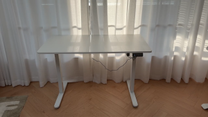 DC [Pre-Order] Ergonomic High Quality Electric Height Adjustable Single Motor Stand Desk Quality Office & Home Furniture for Study & Work