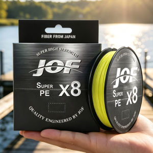 JOF | Dây Câu Cá JOF X8 Bện 8 Sợi 150M/300M/500M Chất Liệu PE Đa Sợi Lực Kéo 12-100Lbs Dùng Cho Câu Biển Sông Hồ.