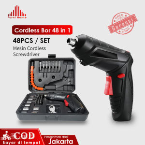 Cordless Screwdriver- Mesin Bor Obeng Baterai / Mesin Bor Obeng Baterai Cordless Folding Li-ion Cordless Drill Set