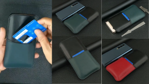 Bao Da Rút Không Dây Google Pixel 7 Pro Pixel 8 Pro Pixel 9 Pro XL có ngăn đựng thẻtiền da bò thật bền đẹp